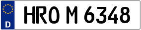 Truck License Plate